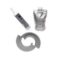 Chem Link Complete Low-Slope 4" E-Curb Round Kit - White, F1354WH