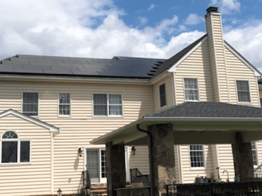 Solar on residential home