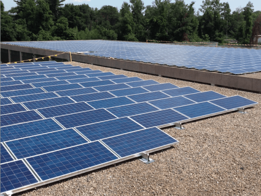 Lowell Water Treatment Facility solar Install