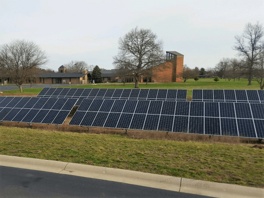 Grount Mount Solar Installation Supplied by Greentech Renewables