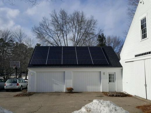 Greentech Renewables Canadian Solar Panels on Residential Building